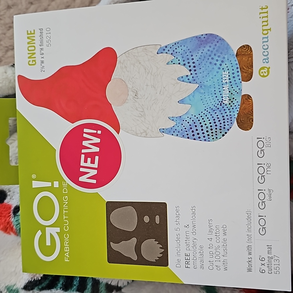 Go!me fabric cutter die